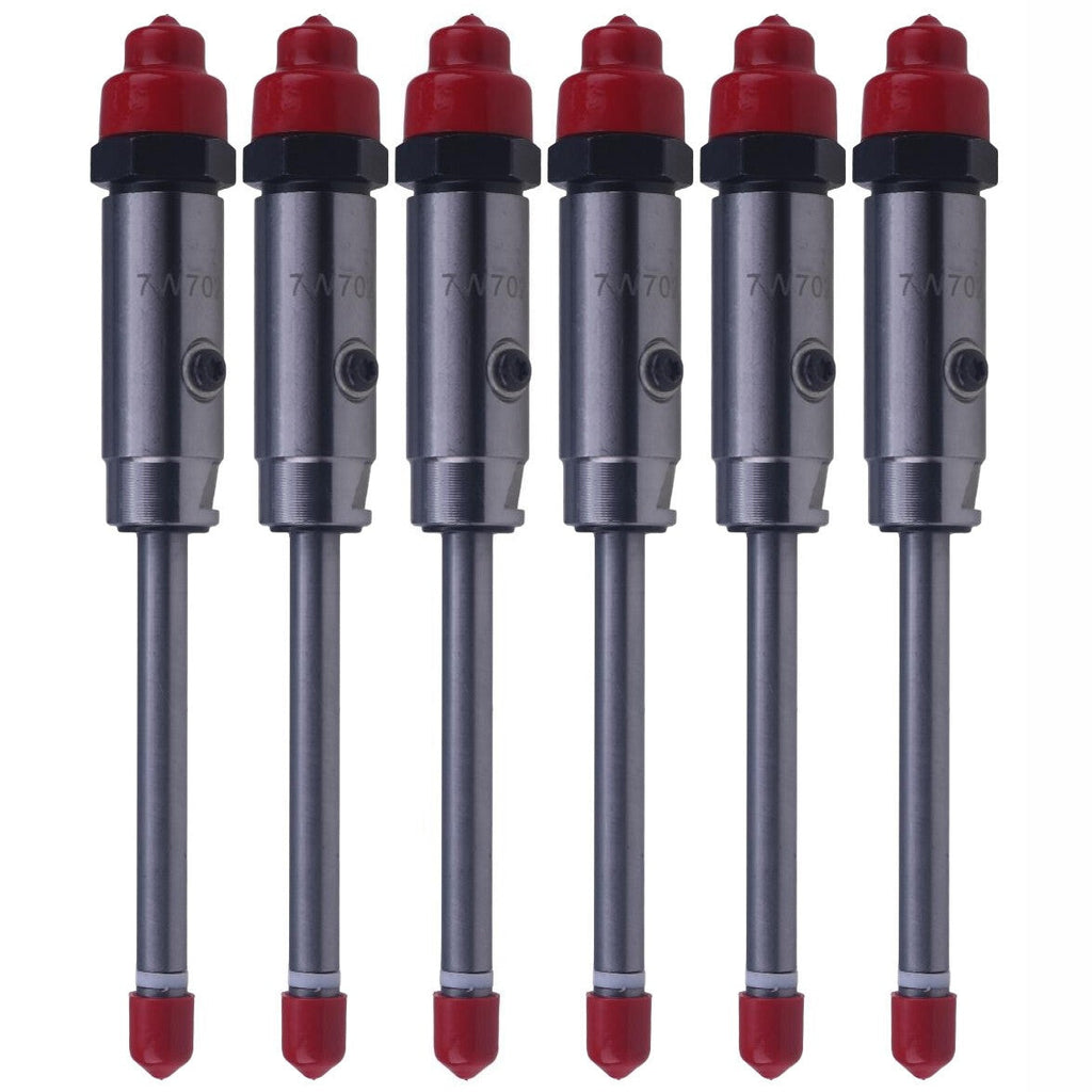 6PCS Fuel Injector 7W7026 0R3423 for Caterpillar Engine 3406B 3412 3412C