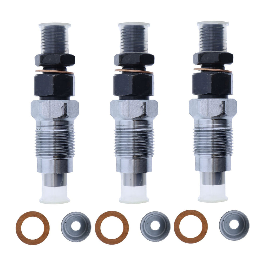 3X Fuel Injector 16082-53900 16082-53903 For Kubota D1403 D1503 D1703 V2203