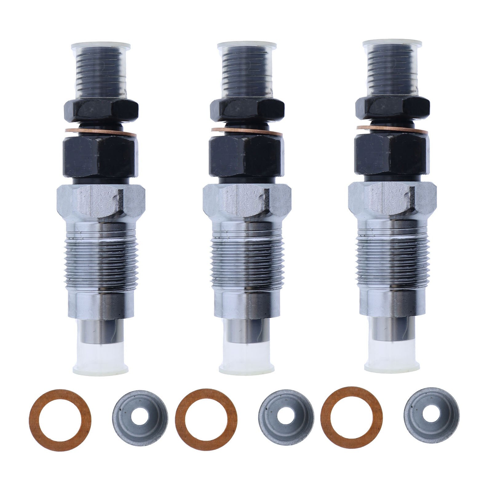 3X Fuel Injector 16082-53900 16082-53903 For Kubota D1403 D1503 D1703 V2203