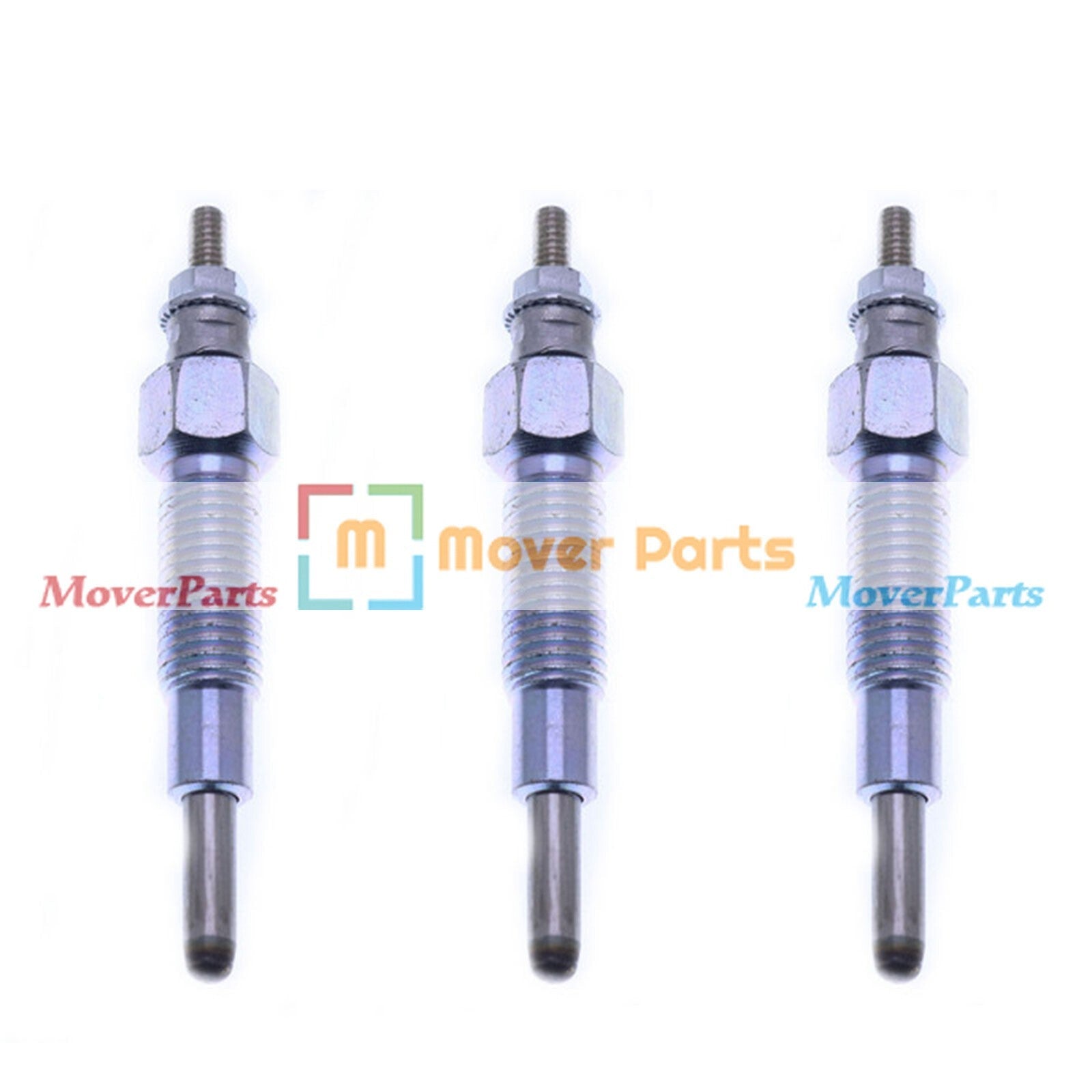 3X Glow Plug 15221-65516 15221-65512 for Kubota L185DT L245DT L295DT M4050 M4500
