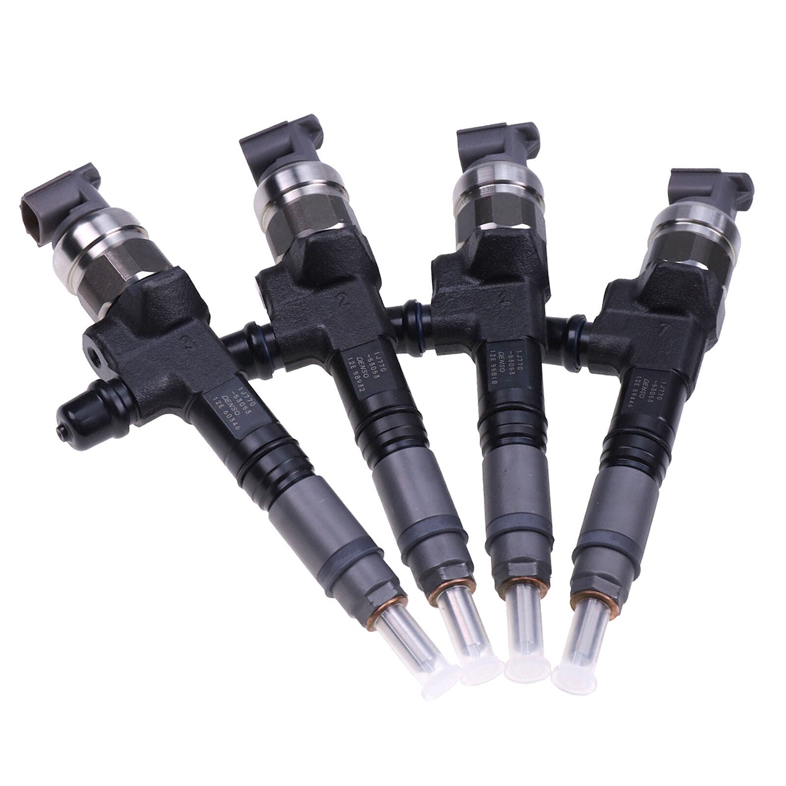 4Pcs Fuel Injector 1J770-53050 1J770-53070 For Kubota V3307 Engine SSV75 M7060