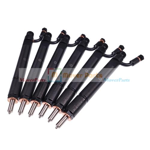 6PCS Fuel Injector 3931735 J931735 0432191531 for Cummins Case 8.3L 6CT Engine