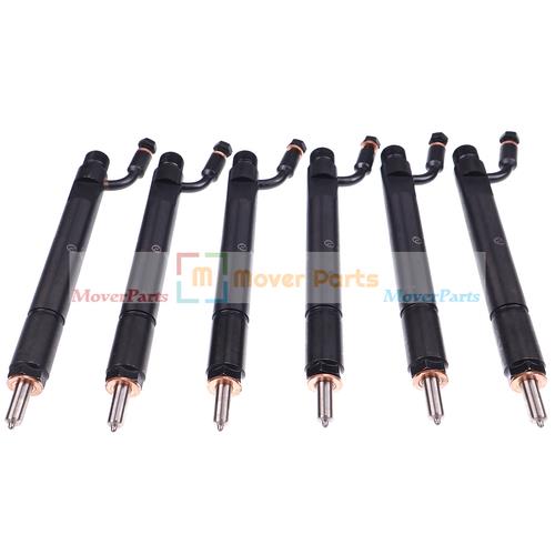 6PCS Fuel Injector 3931735 J931735 0432191531 for Cummins Case 8.3L 6CT Engine