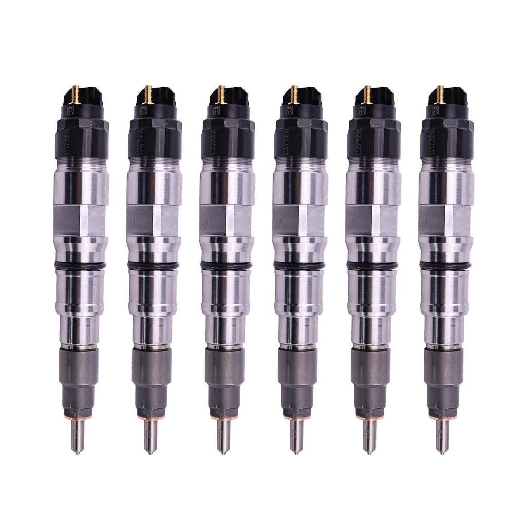 6X Fuel Injector 65104017004 For Doosan DL200 DL250 TXL200-2 DX140LC DX255LC