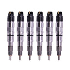 6X Fuel Injector 65104017004 For Doosan DL200 DL250 TXL200-2 DX140LC DX255LC