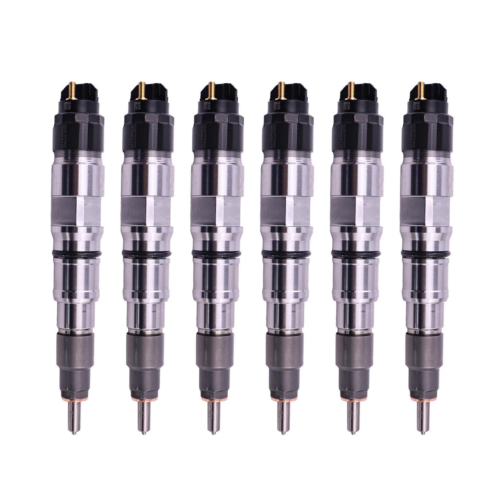 6X Fuel Injector 65104017004 For Doosan DL200 DL250 TXL200-2 DX140LC DX255LC
