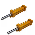 2Pcs Power Steering Cylinder G107720 For Case 586G 580K 588G 580M 580SK 570MXT