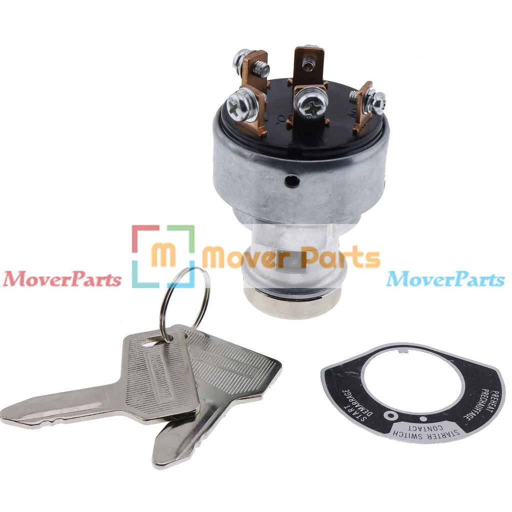 Ignition Switch W/ 301 Keys 933110-00100 For Yanmar C50R C60R C80R B08-3
