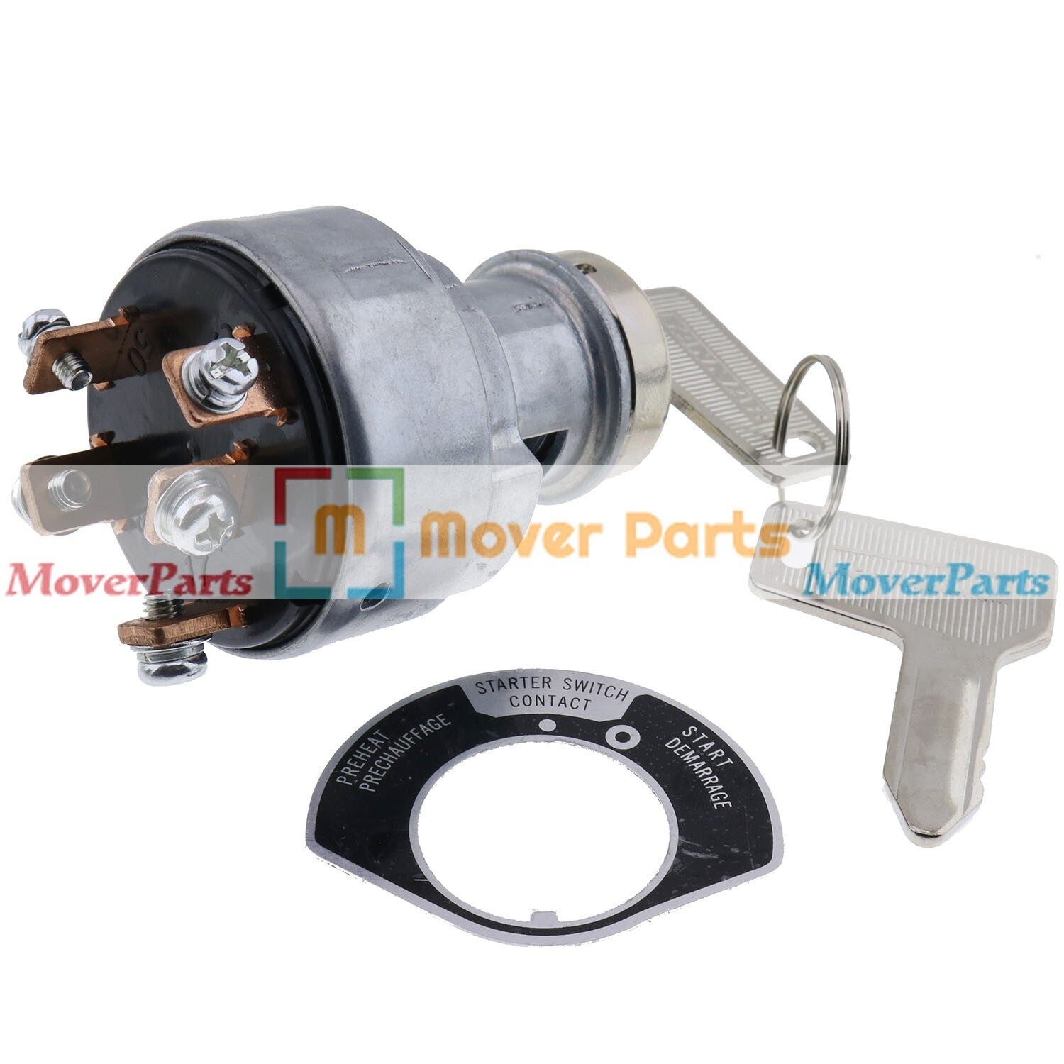 Ignition Switch W/ 301 Keys 933110-00100 For Yanmar C50R C60R C80R B08-3