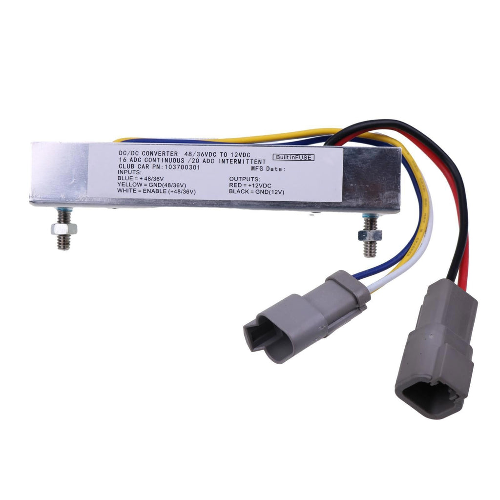DC Converter 103700301 103700302 for Club Car Golf Cart DS Precedent Tempo