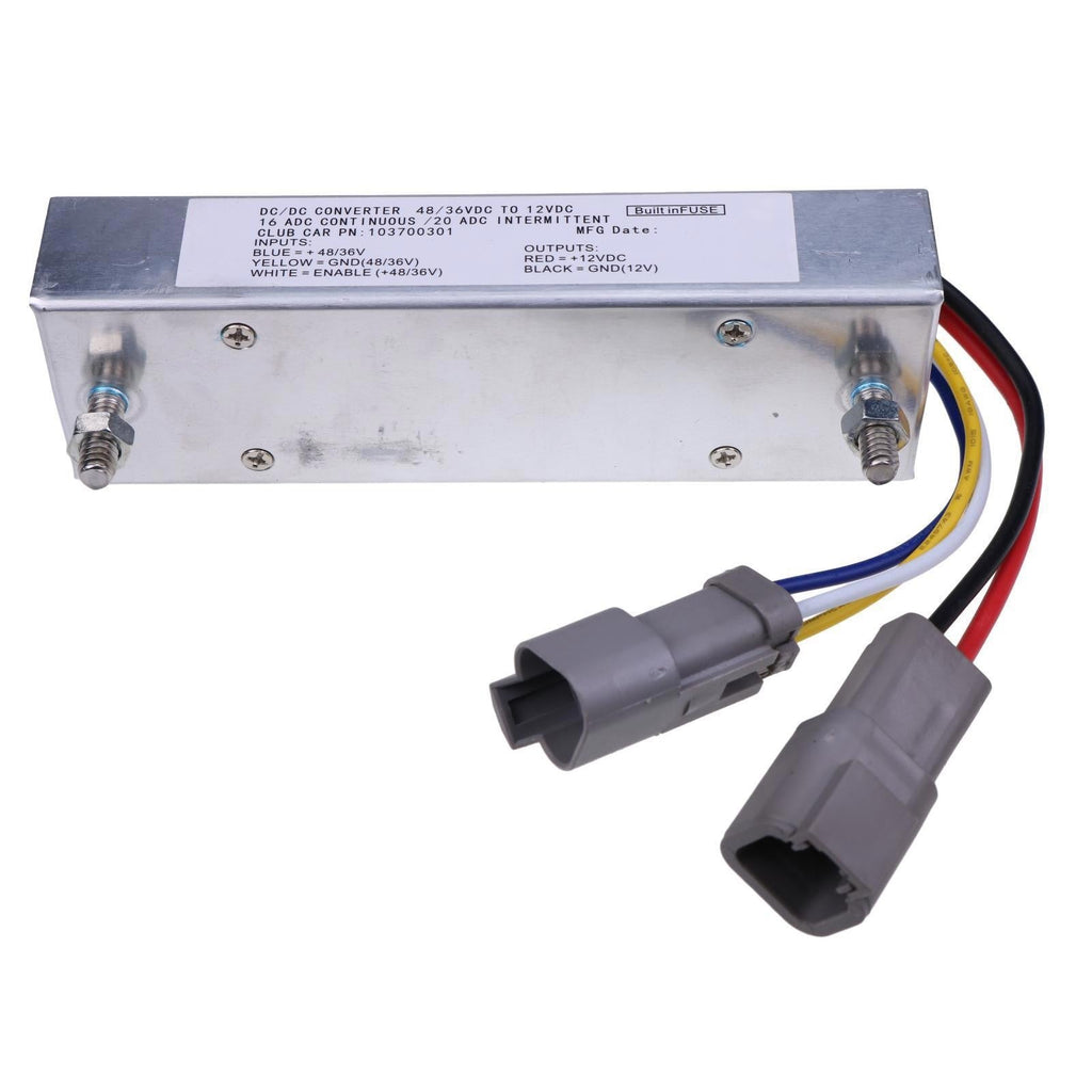 DC Converter 103700301 103700302 for Club Car Golf Cart DS Precedent Tempo