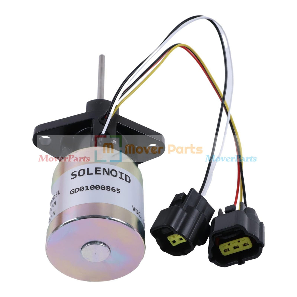 12V Stop Solenoid E5800-60011 for Kioti 3A139LF-E160 3C100LF-E160 CK2510 CK2510H