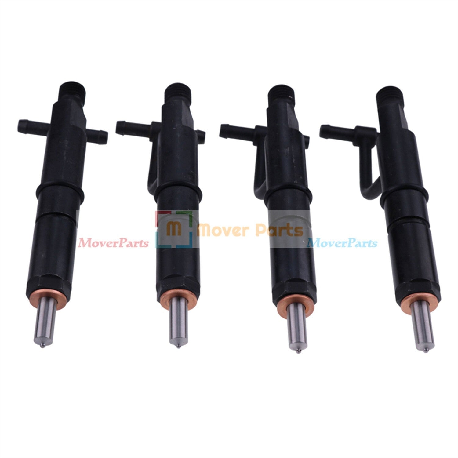 4X Fuel Injector 6646906 For Bobcat 843 853 1213 960 2060 Isuzu Engine 4JB1 2.8L
