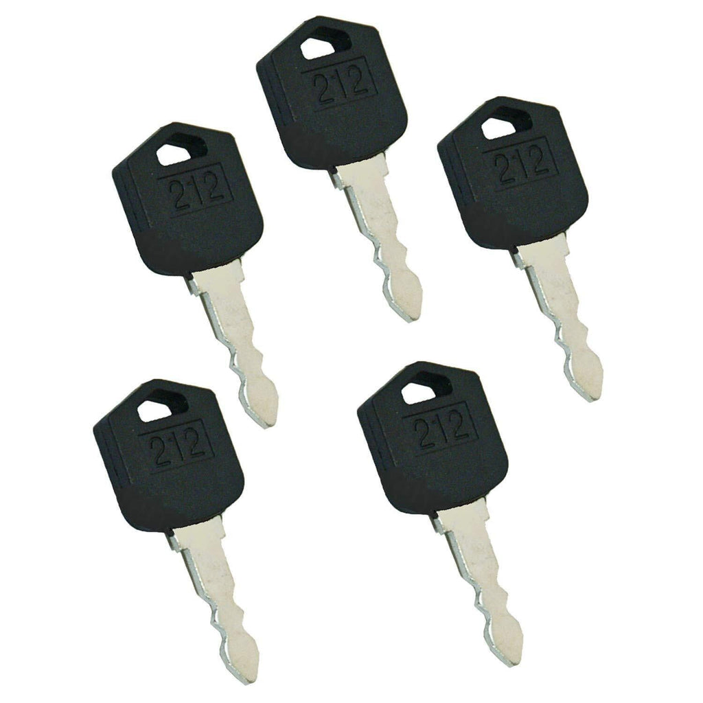(10) Ignition Keys for Doosan Daewoo Forklift D25 D35 G25 G35 # 212, D554212