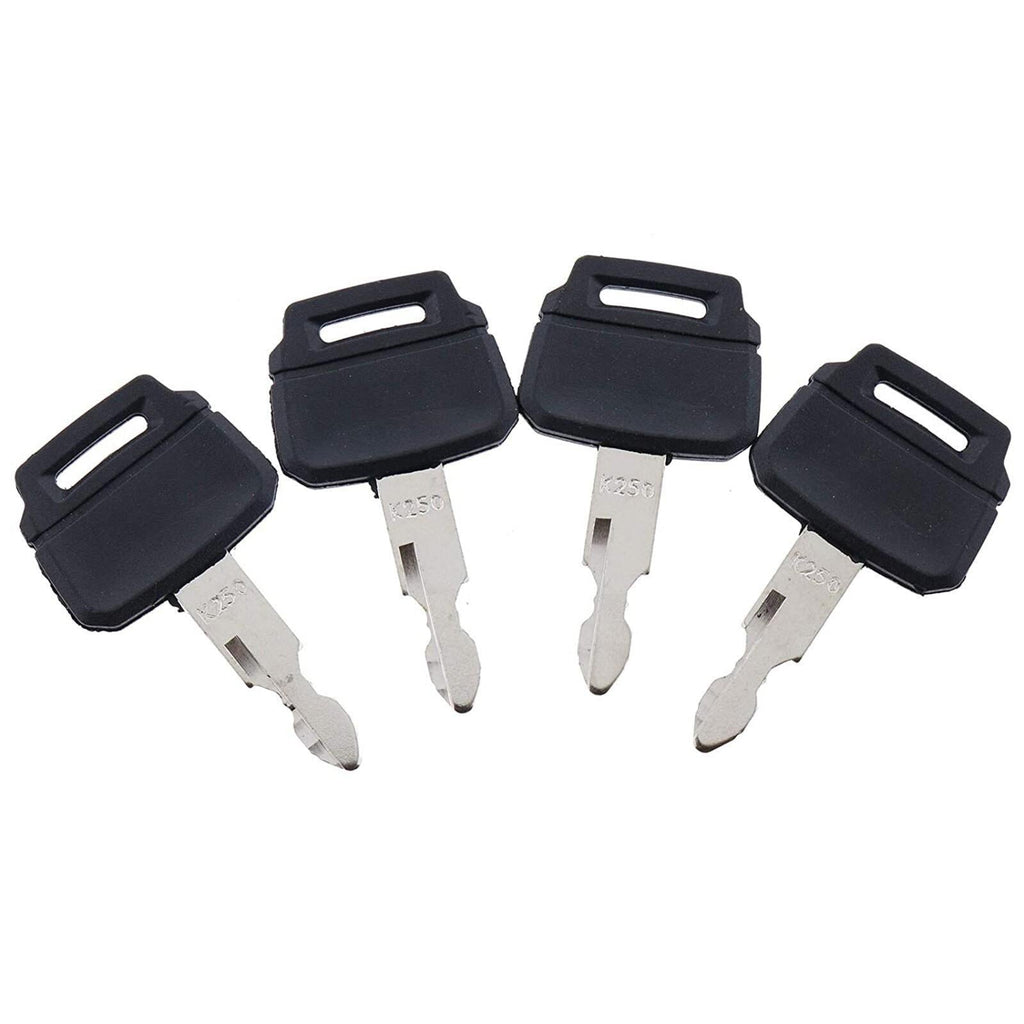 12 PCS Keys K250 2420WL2420 for Kobelco Kawasaki Case Excavator Wheel Loaders