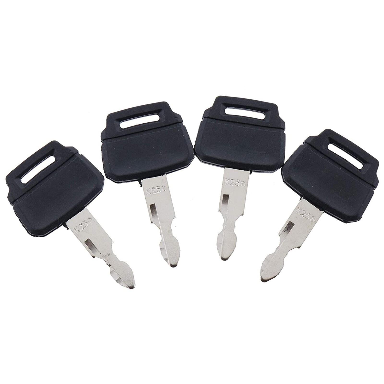 12 PCS Keys K250 2420WL2420 for Kobelco Kawasaki Case Excavator Wheel Loaders