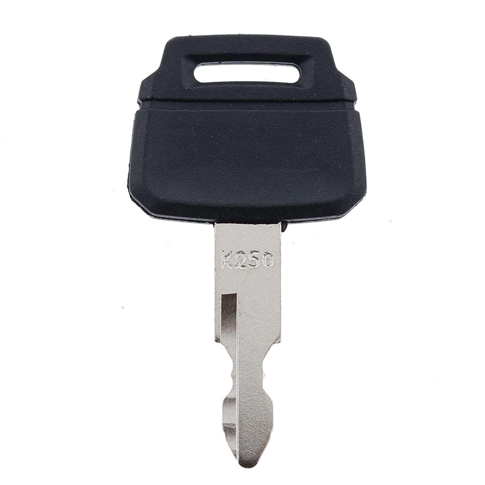 12 PCS Keys K250 2420WL2420 for Kobelco Kawasaki Case Excavator Wheel Loaders