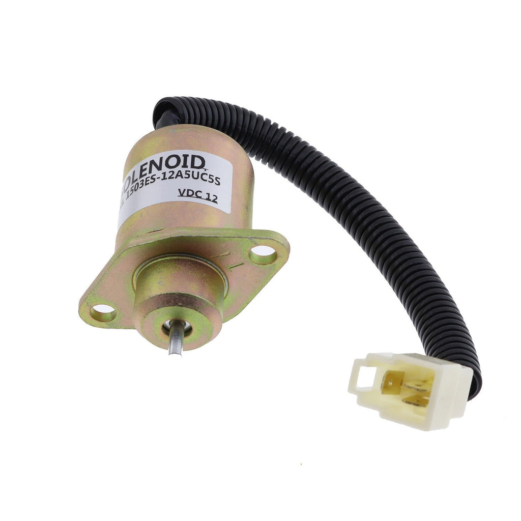 12V Fuel Shutoff Solenoid for Kubota D905 D1005 D1105 V1205 V1305 V1505 V1505T