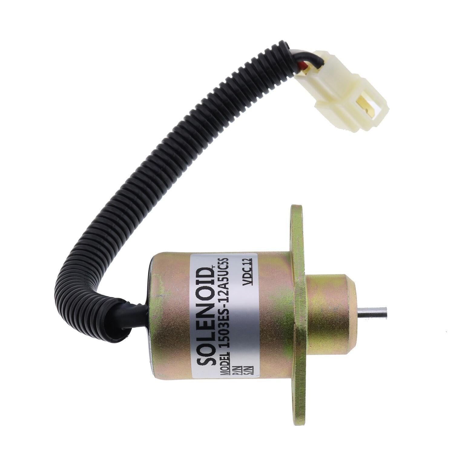 12V Fuel Shutoff Solenoid for Kubota D905 D1005 D1105 V1205 V1305 V1505 V1505T