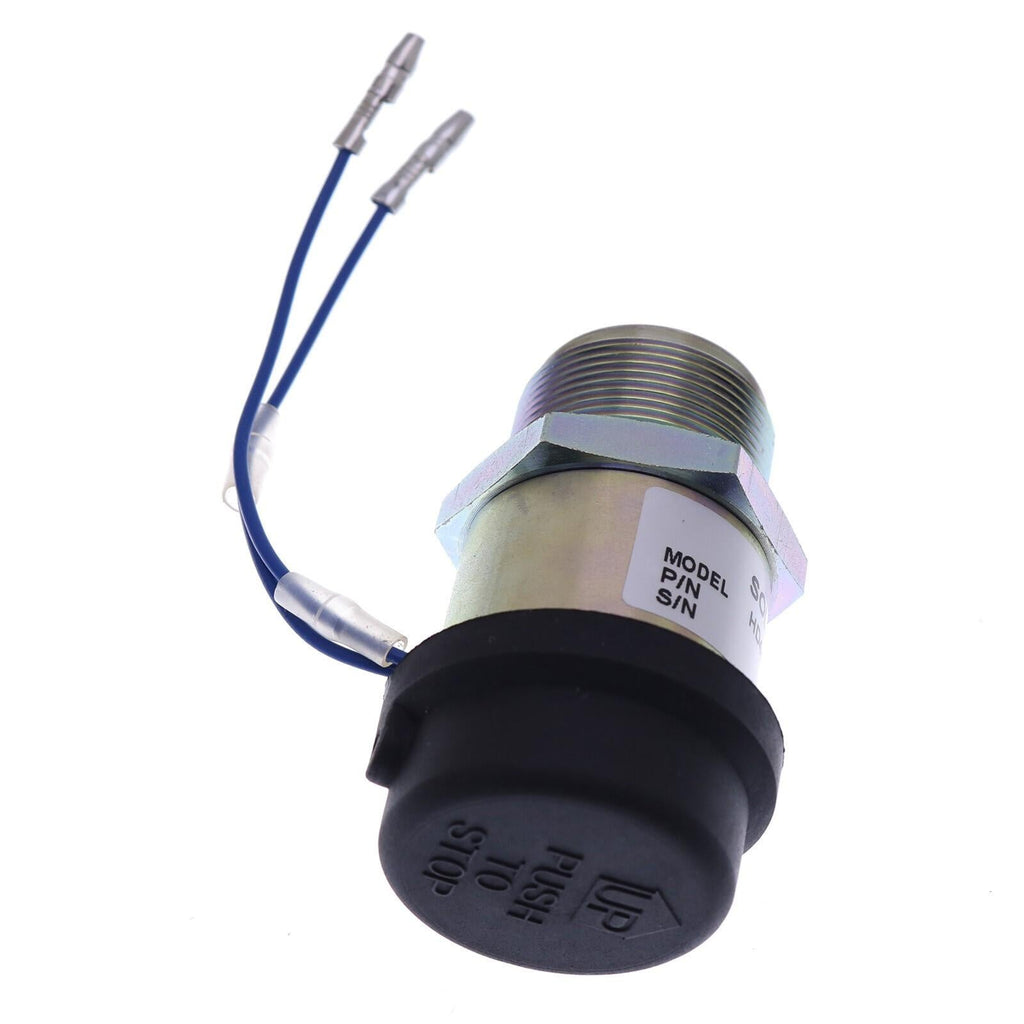 12V Shutoff Stop Solenoid 30A87-00060 For Mitsubishi Engine S3L2-E2 S4L2 L2E