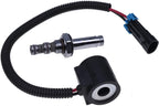 12V Solenoid Coil w/Spool Valve Set for Bobcat 753 763 773 853 863 864 S330