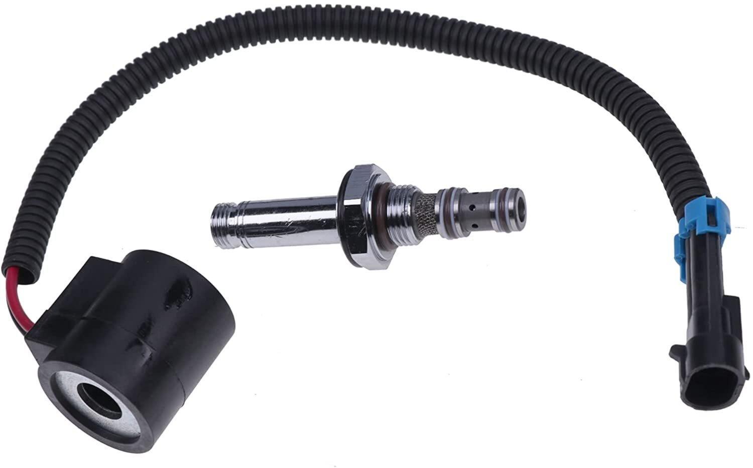 12V Solenoid Coil w/Spool Valve Set for Bobcat 753 763 773 853 863 864 S330