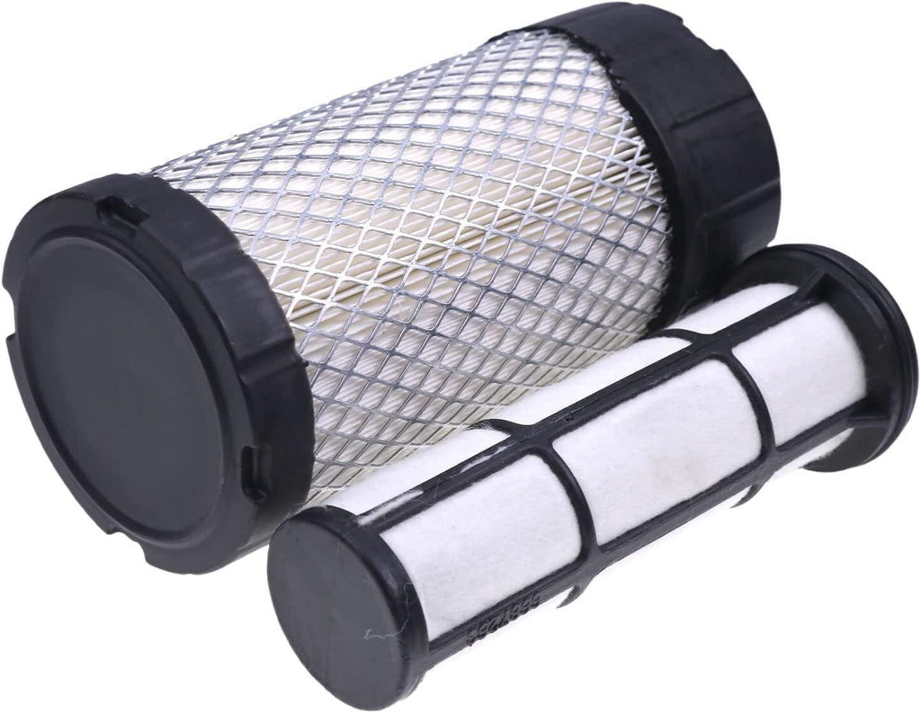 2 Air Filters Set Replace Fleetguard  AF26116 - AF26350 Bobcat 6687262 - 6687263
