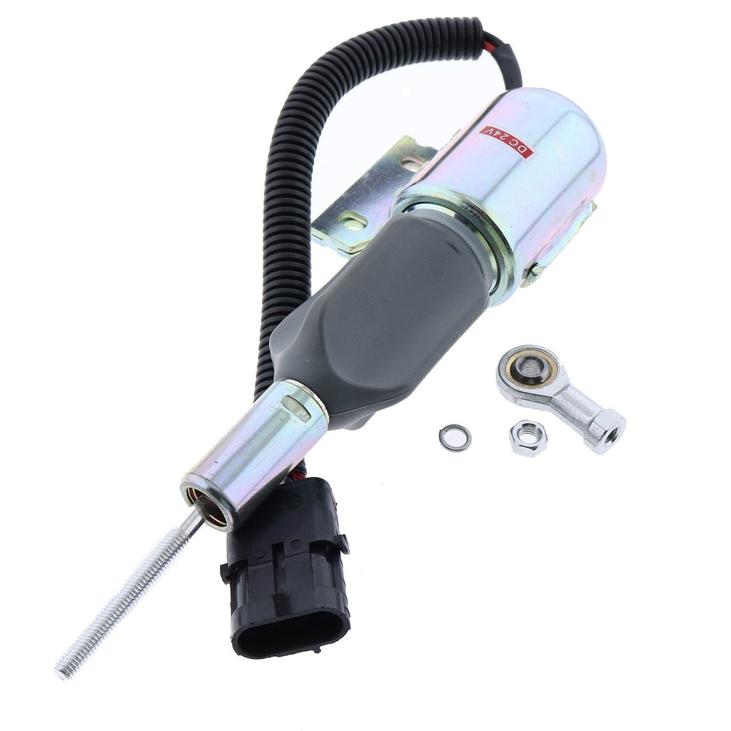 24V Shut Off Solenoid 3932530 SA-4756-24 Fit for CUMMINS 5.9L 6BT Engine