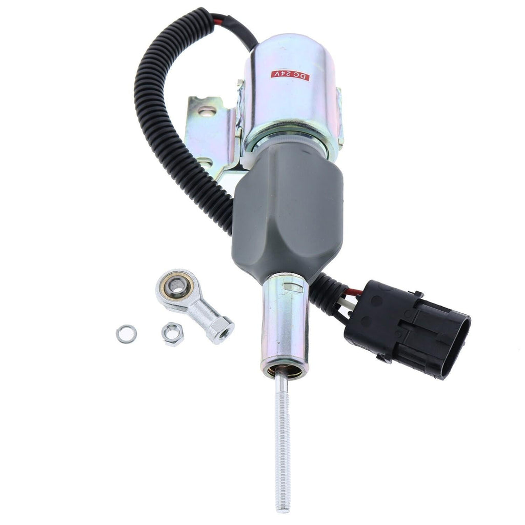 24V Shut Off Solenoid 3932530 SA-4756-24 Fit for CUMMINS 5.9L 6BT Engine