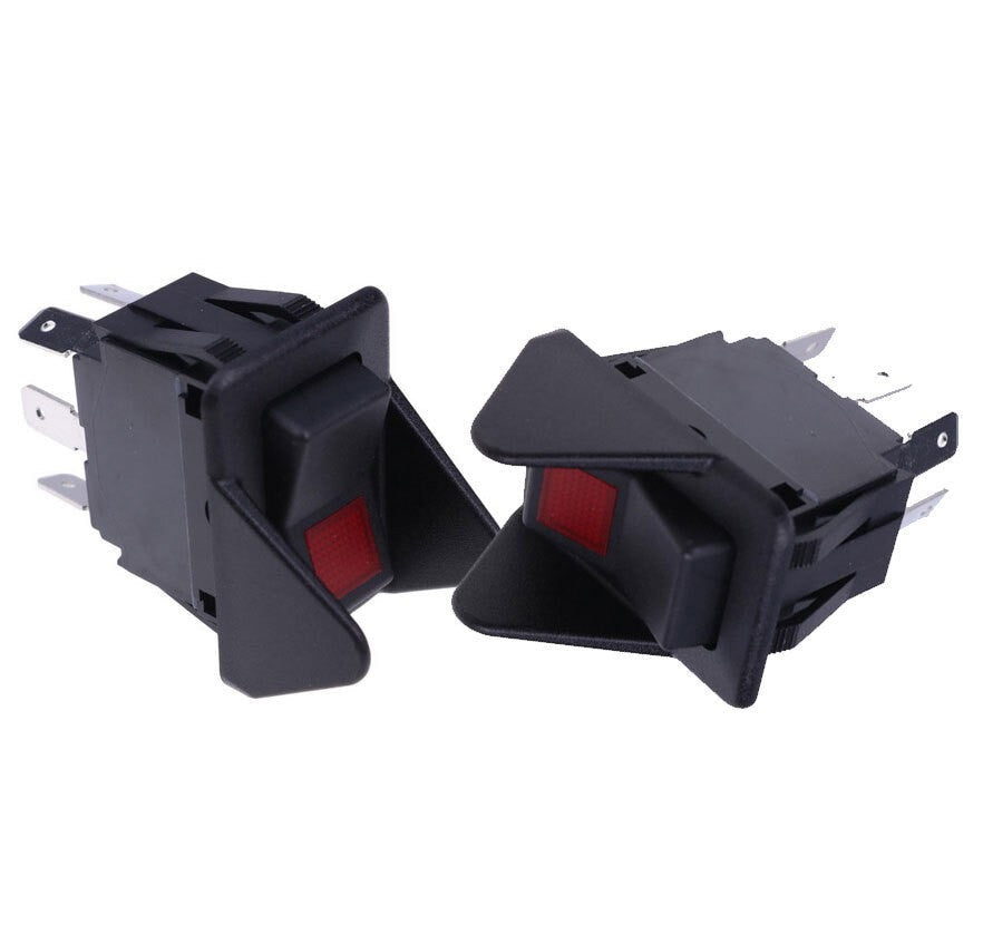 2PCS New 30T37620 Switch, Rocker 6 terminal Dump Truck for Muncie Products