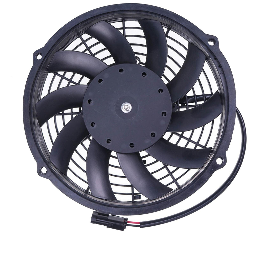 2PCS New Automotive 30100435 10" Low Profile Fan - Pull / Curved