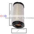 2PK Air Filter 6A10082632 for Kubota  BX1880 BX2360 BX2370 &More B, BX Series