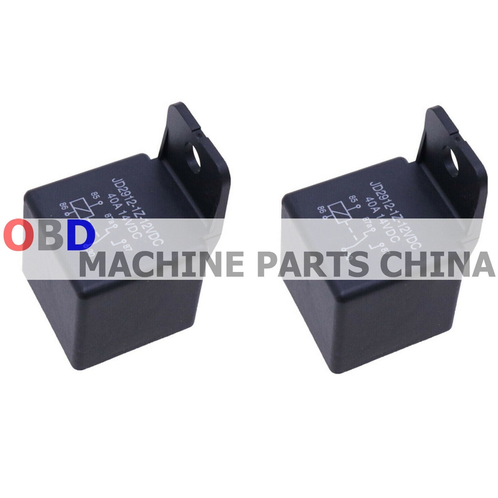 2PK For Bobcat 7374708 12V 5-Terminal Sealed Waterproof Starter Relay