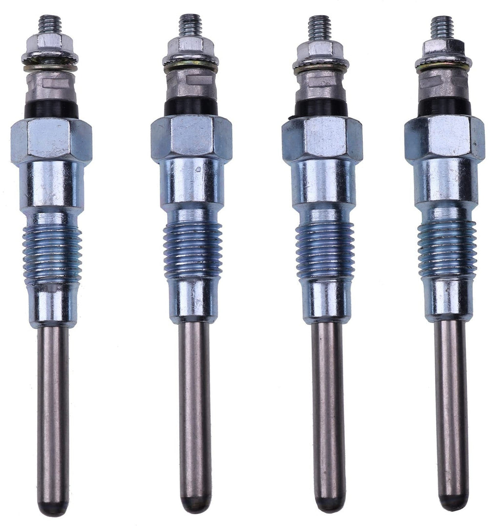 4 PCS Glow Plug 16415-65512 for Kubota M9000DTM M9000DTMC M9000HD M9000HDC