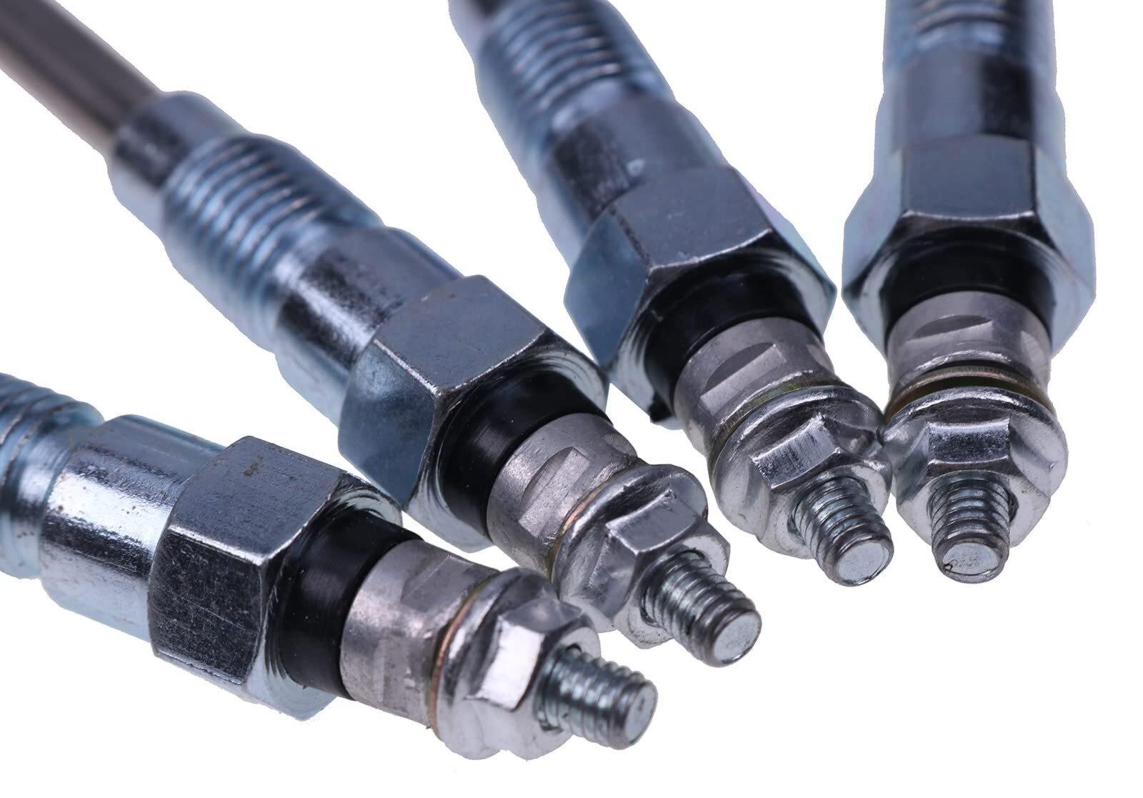 4 PCS Glow Plug 16415-65512 for Kubota M9000DTM M9000DTMC M9000HD M9000HDC