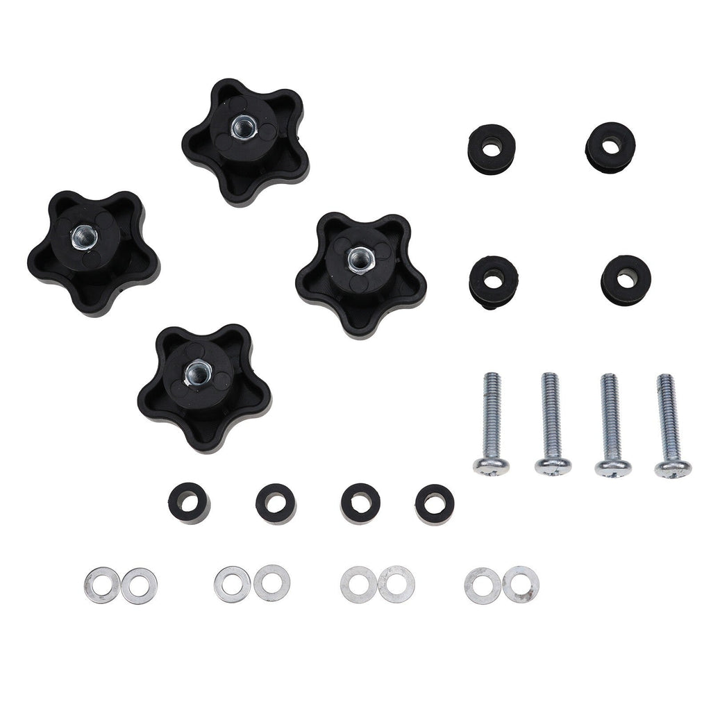 4PCS Top Window Knob Kit 6681614 for Bobcat T110 T140 T180 T190 T200 T250 T300