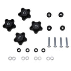 4PCS Top Window Knob Kit 6681614 for Bobcat T110 T140 T180 T190 T200 T250 T300