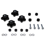 4PCS Top Window Knob Kit 6681614 for Bobcat T110 T140 T180 T190 T200 T250 T300