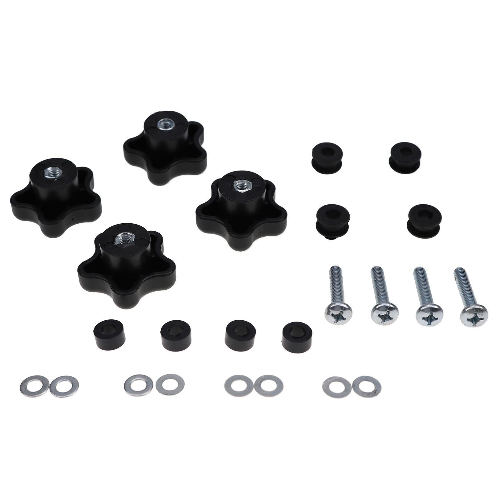 4PCS Top Window Knob Kit 6681614 for Bobcat T110 T140 T180 T190 T200 T250 T300
