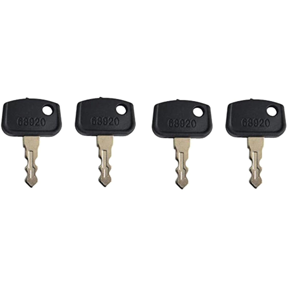 4X 68920 Ignition Keys PL501-68920 for Kubota RTV-X1100C RTV900G RTV500 RTV900R6