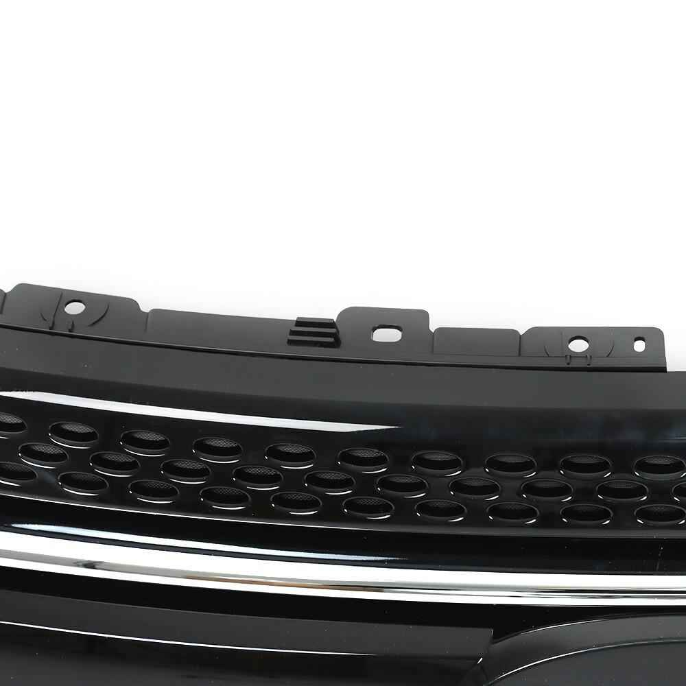 BB53-8200 Gloss Black Front Upper&Lower Grill Grille For 2011-2015 Ford Explorer