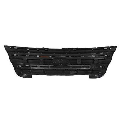 BB53-8200 Gloss Black Front Upper&Lower Grill Grille For 2011-2015 Ford Explorer
