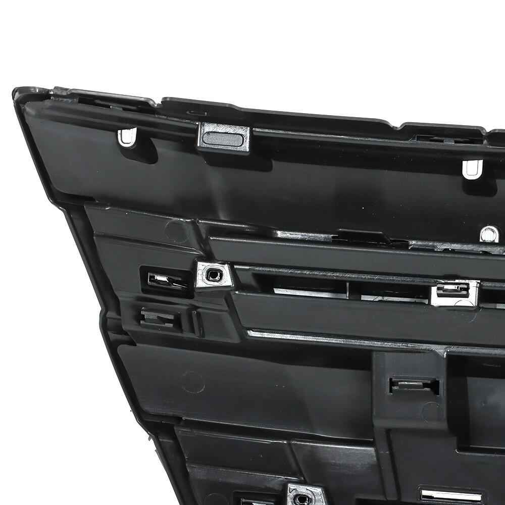 BB53-8200 Gloss Black Front Upper&Lower Grill Grille For 2011-2015 Ford Explorer