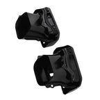 Exhaust Tips / Bezels Gloss Black For Chevy Silverado 1500 GMC Sierra 1500 19-23