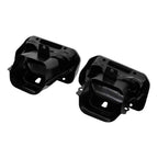 Exhaust Tips / Bezels Gloss Black For Chevy Silverado 1500 GMC Sierra 1500 19-23