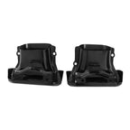 Exhaust Tips / Bezels Gloss Black For Chevy Silverado 1500 GMC Sierra 1500 19-23