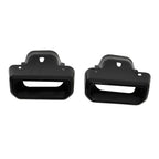 Exhaust Tips / Bezels Gloss Black For Chevy Silverado 1500 GMC Sierra 1500 19-23