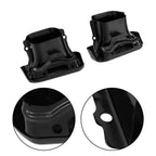 Exhaust Tips / Bezels Gloss Black For Chevy Silverado 1500 GMC Sierra 1500 19-23