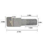 Stump Grinder Teeth 2-7/8"Lx3/4"W for Baumalight Shaver JCB Bradco - 10 pack