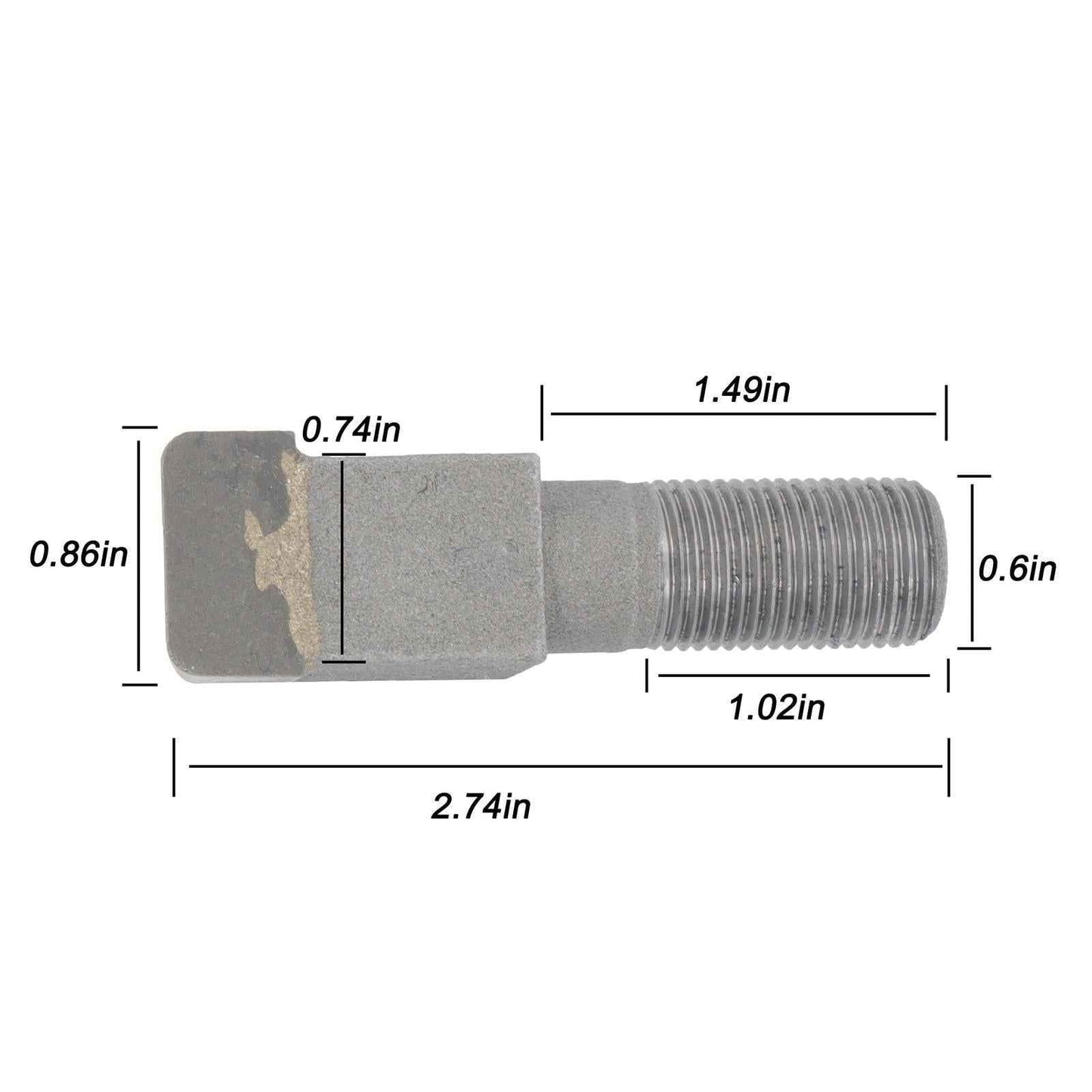 Stump Grinder Teeth 2-7/8"Lx3/4"W for Baumalight Shaver JCB Bradco - 10 pack